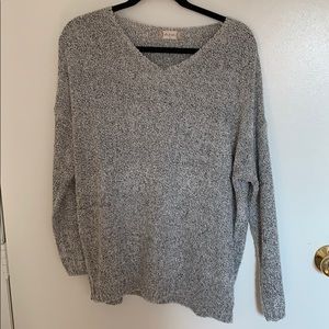 Soft oversized grey sweater